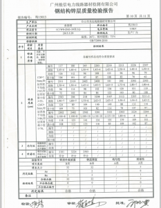 产品检验报告