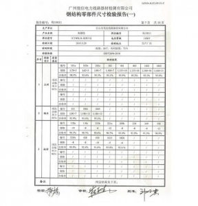 产品检验报告