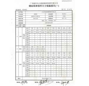 产品检验报告