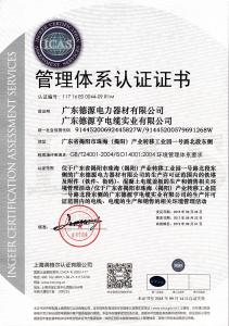 质量管理体系认证证书