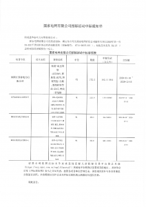 国网入围