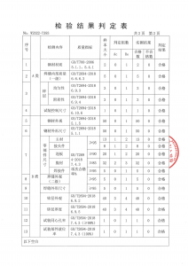 产品检验报告