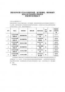 国网入围