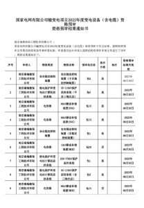国网入围