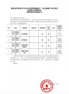 国网入围