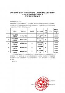 国网入围