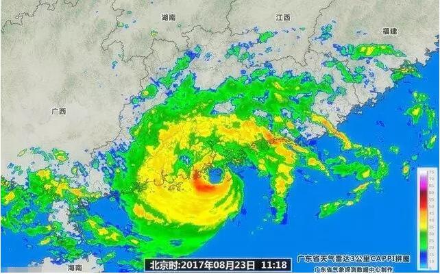 2017年8月23日12時50分左右，今年第13號臺風“天鴿”在珠海金灣區(qū)沿海登陸，聯(lián)合動力珠海桂山項目風電機組成功抵御臺風強襲。“天鴿”是今年以來登陸我國的最強臺風，登陸時中心附近最大風力14級（45米/秒），瞬時大風打破當?shù)仫L速紀錄