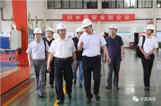 8月30日，中國(guó)海裝董事長(zhǎng)孫建中會(huì)見了上海勘測(cè)設(shè)計(jì)研究院有限公司董事長(zhǎng)、總經(jīng)理石小強(qiáng)，雙方就深化海上風(fēng)電合作等方面進(jìn)行了深入交流。中國(guó)海裝副總經(jīng)理湯文兵參加會(huì)見
