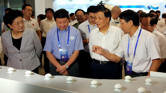 9月17日下午，中共中央政治局常委、中央书记处书记刘云山和刘延东、刘奇葆、李源潮、万钢等领导同志来到中国科技馆，参加全国科普日北京主场活动。在绿色核能展区，刘云山驻足国家重大科技专项、我国自主知识产权的CAP1400核电站模型前，认真听取了国家电投董事长、党组书记王炳华，国家核电副总经理、CAP1400总设计师郑明光的相关汇报