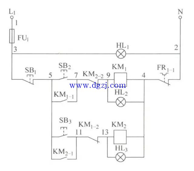 
        	控制柜電路排列和標注規(guī)律 
為便于檢查三相動力線布置的對錯，三相電源L1、L2、L3在柜內(nèi)按上中下、左中右或后中前的規(guī)律布置。L1、L2、L3三相對應的色標分別為黃、綠、紅，在制作電氣控制柜時要盡量按規(guī)范布線