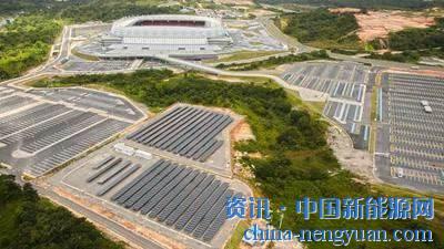                                                                                                                                                 
	　　拉丁美洲最大的太阳能园区２８日在巴西东北部皮奥伊州落成，园区内共安装９３万块太阳能板，装机容量２９２兆瓦，可为３０万户居民供电。

	　　这个名为“新奥林达”的太阳能园区占地面积近６９０公顷