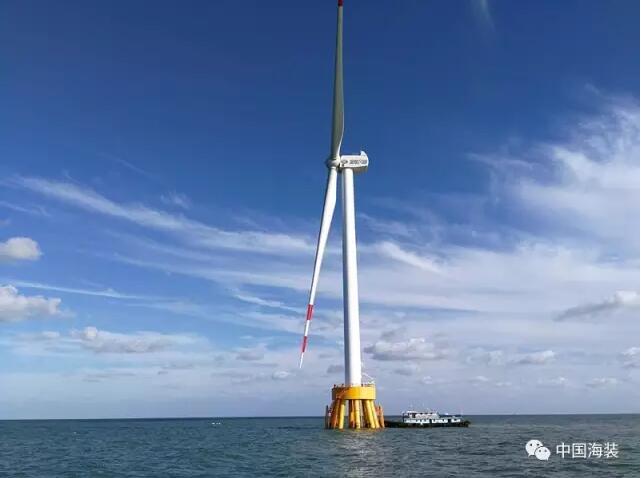　　9月8日，中国海装华能如东海上风电项目20台5MW机组全部完成调试并网。


　　
　　华能如东300MW海上风电项目于2016年4月开始建设，其中安装20台“海装造”5MW风电机组