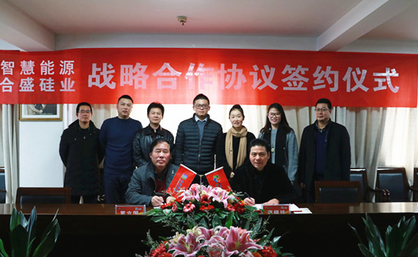 
                
	
                    
	1月6日，合盛硅业股份有限公司(下称“合盛硅业”)与远东智慧能源股份有限公司(股票简称：智慧能源 股票代码：600869)战略合作签约仪式在远东控股集团总部举行。

	合盛硅业董事长罗立国和远东控股集团创始人、董事局主席、党委书记蒋锡培作为双方代表签字
