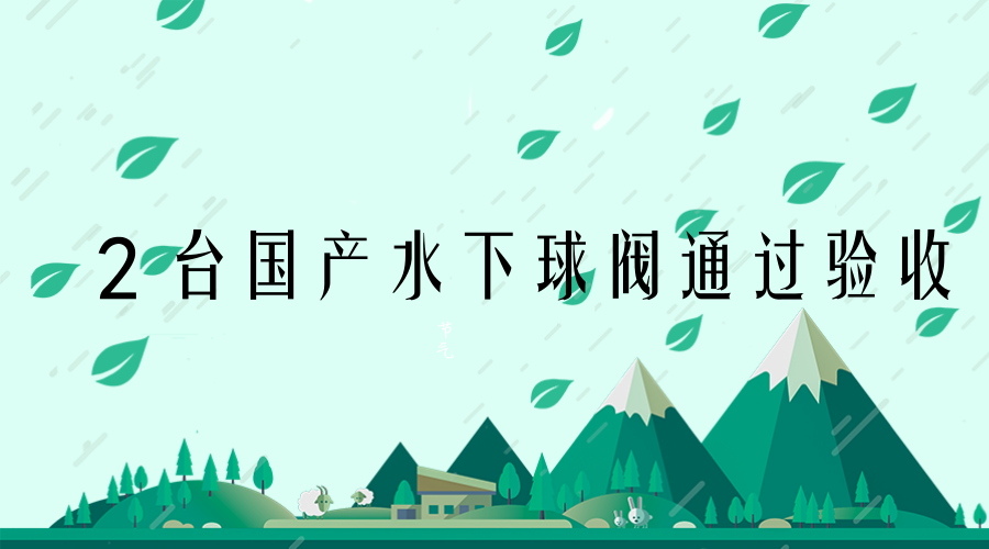 　　日前，中国海油所属有限公司广东湛江分公司(下称有限湛江)传来消息，南海文昌气田群开发项目2台国产水下球阀近日出厂并通过验收。至此，我国水下阀门成功实现国产化，打破了国外技术垄断，采购价格降幅超40%，极大地缩短了供货期