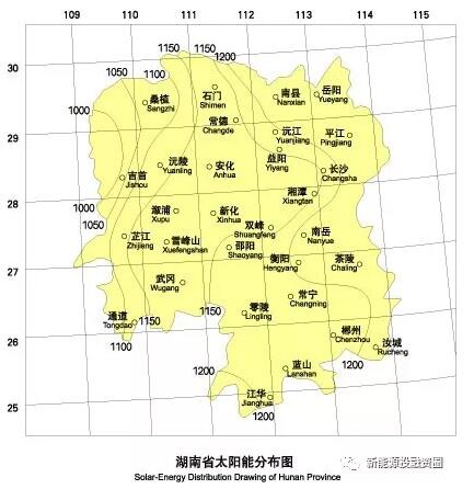 　　湖南省位于江南，属于长江中游地区，地处东经108°47′～114°15′。湖南省辖长沙、株洲、湘潭、衡阳、邵阳、岳阳、张家界、益阳、常德、娄底、郴州、永州、湘西、怀化14个地级市，本篇文章投融君就来带大家测算一下这14个地级市的光伏项目投资收益，主要分析的三种项目类型包含地面电站、屋顶全额上网电站和屋顶自发自用电站