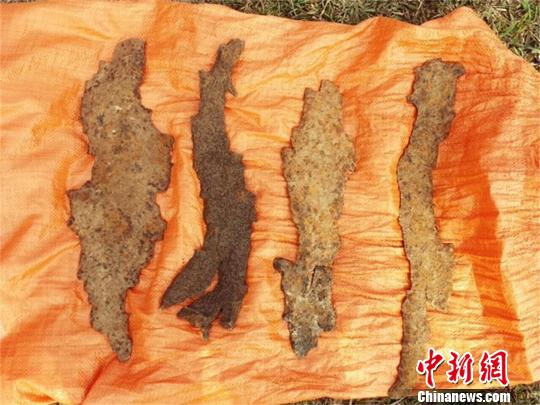 
			              中国葛洲坝集团电力公司17日透露，该公司承建的老挝南屯1水电项目c标段输电线路项目在近日顺利完成154千米500千伏主线路的通道清雷工作，为后续全线开工起到重要作用。

清理出来的炸弹刘杰摄
据了解，清雷工作始于今年1月23日，共清理现场面积1078万平方米，施工范围内共发现14枚未爆弹药，500多块弹药碎片
