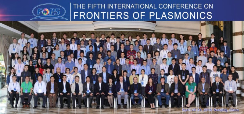 　　【中国仪表网 仪表会议】第五届等离激元光子学前沿国际会议(The Fifth International Conference on Frontiers of Plasmonics, FOP5)于2018年4月20-24日在南京成功召开。该会议由南京大学物理学院、现代工程与应用科学学院、固体微结构物理国家重点实验室和武汉大学物理科学与技术学院联合承办，南京大学彭茹雯教授、祝世宁院士、武汉大学徐红星院士、美国RICE大学Naomi Halas院士和Peter Nordlander教授共同担任大会主席