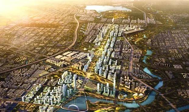 原标题：西安“西进”时代：这个“超级新区”，华侨城、阿里巴巴都来了！             路，是走出来的 大西安城市的规划愿景，就是《在这场千人大会上，王永康用了十个字给西安规划定了基调》和“三轴三带三廊一通道多中心多组团”。 自2017年西咸新区全面融入西安以来，让大西安城市格局开始了“革命性”的变化