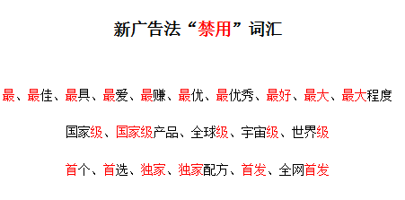 　　【中国仪表网 本站速递】《 中华人民共和国广告法》已由中华人民共和国第十二届全国人民代表大会常务委员会第十四次会议于公布，自2015年9月1日起施行。新的广告法实施以后，针对有的商家广告称最高级，最佳等词汇的商家将会收到严厉惩罚
