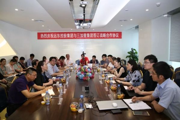 
	
                    
	6月6日，远东智慧能源股份有限公司（简称智慧能源，股票代码：600869）与三加壹集团控股有限公司（简称：三加壹集团）签约仪式在深圳举行。

	投资人、智慧能源董事、首席运营官兼远东电缆产业董事、执行总经理陈静，投资人、智慧能源高级总兼远东电缆产业高级总监、远东电缆总经理助理马月琴，投资人、智慧能源市场总监助理兼远东电缆市场总监苗礼龙，投资人、智慧能源电缆产业总经理工作部总监助理秦猛猛，营销经理杜战军，智慧能源旗下水木源华运营副总经理刘振海，投资人、水木源