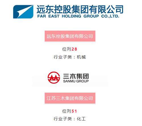 
	
                    
	【电缆网讯】近日，江苏省经信委、省工商联公布《关于2017年江苏省民营企业（集团）营业收入前100位情况的通报》，将2017年江苏省前100位民营企业(集团)按营业收入指标进行了排定，其中有4家宜兴企业上榜。远东控股集团有限公司位列28位，在上榜的4家宜兴企业中，位居首位