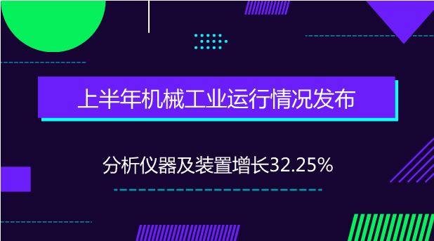 　　【中國儀表網(wǎng) 儀表市場】日前，國家發(fā)改委產(chǎn)業(yè)協(xié)調(diào)司發(fā)布2018年1-6月上半年機(jī)械工業(yè)運(yùn)行情況。1-6月，儀器儀表制造業(yè)同比增長7.3%；重點(diǎn)監(jiān)測的120種主要產(chǎn)品種中，工業(yè)自動調(diào)節(jié)儀表與控制系統(tǒng)增長17.37%，分析儀器及裝置增長32.25%