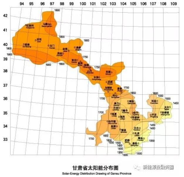 　　甘肅省，簡(jiǎn)稱甘或隴，中國(guó)省級(jí)行政單位之一，位于黃河上游，省會(huì)為蘭州市，甘肅地處北緯32°31′～42°57′，東經(jīng)92°13′～108°46′。甘肅省轄蘭州、嘉峪關(guān)、金昌、白銀、天水、酒泉、張掖、武威、定西、隴南、平?jīng)?、慶陽(yáng)、臨夏、甘南12個(gè)地級(jí)市和兩個(gè)自治州，本篇文章投融君就來(lái)帶大家測(cè)算一下這14個(gè)區(qū)域的的光伏項(xiàng)目總投成本是多少可以滿足平價(jià)上網(wǎng)收益率，根據(jù)531新政，由于今年暫無(wú)地面電站指標(biāo)，所以本文主要分析兩種項(xiàng)目類型，包括屋頂全額上網(wǎng)電站和屋頂自發(fā)自用電站