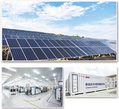 　　圖① 欣旺達河南禹州光伏電站50MW項目現(xiàn)場。　　圖② 欣旺達SMT生產(chǎn)線