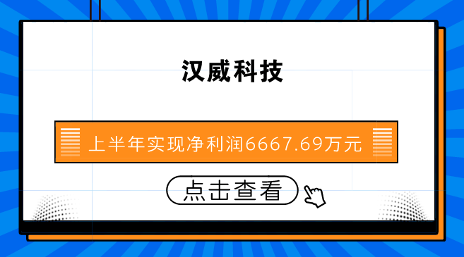 　　【中國儀表網(wǎng) 儀表企業(yè)】8月27日，漢威科技發(fā)布了2018年半年報(bào)，2018年1-6月，公司實(shí)現(xiàn)營業(yè)收入7.31億元，同比增長5.7%；儀器儀表行業(yè)已披露半年報(bào)個(gè)股的平均營業(yè)收入增長率為12.76%；歸屬于上市公司股東的凈利潤6667.69萬元，同比增長20.97%，儀器儀表行業(yè)已披露半年報(bào)個(gè)股的平均凈利潤增長率為4.93%；公司每股收益為0.23元。  　　漢威科技是國內(nèi)最大的氣體傳感器及儀表制造商，公司現(xiàn)已具備較為完善的氣體傳感器、探測(cè)報(bào)警產(chǎn)品生產(chǎn)工藝技術(shù)，形成了系列化的近50