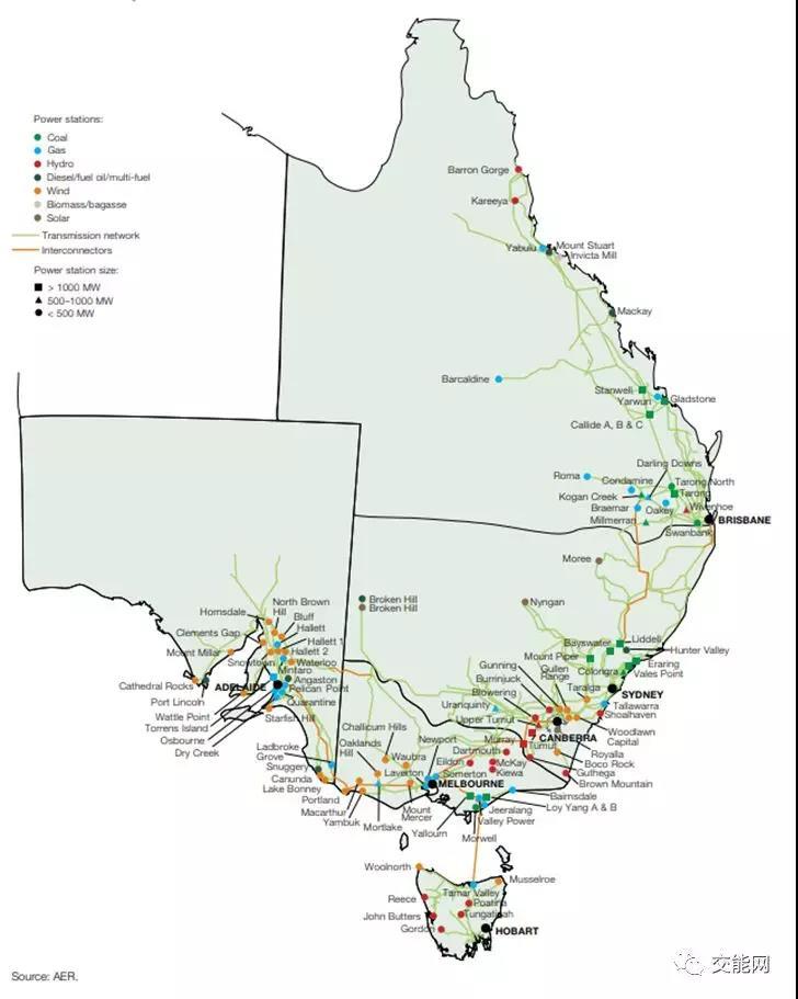 
	中国储能网讯：澳大利亚发电侧电力市场始建于上世纪九十年代中期，是电力交易、发电调度以及有偿调频辅助服务、财务结算三位一体的电力市场与电力系统运营体系，是单一的全电网、全电量电力交易调度平台，以24小时为周期，以5分钟为时间节点滚动地实现电力供需平衡。澳大利亚国家电力市场已经运行了二十多年，在运行中，该电力市场不断地自我完善，目前已经成为了一个竞争有效、公开透明、发展成熟的实时电力市场