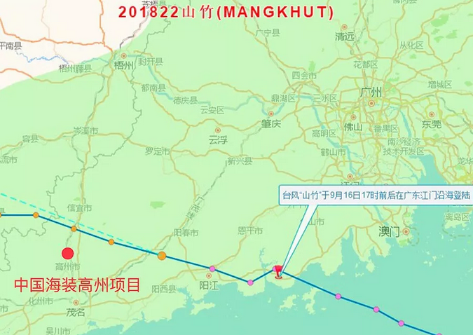                        2014年7月18日，中國(guó)海裝在廣東徐聞和安風(fēng)場(chǎng)25臺(tái)海裝造2MW機(jī)組經(jīng)受住17級(jí)超強(qiáng)臺(tái)風(fēng)‘威馬遜’考驗(yàn)； 2014年9月22日浙江檀頭山30臺(tái)海裝H52-850KW機(jī)組經(jīng)受住12級(jí)超強(qiáng)臺(tái)風(fēng)‘鳳凰’的考驗(yàn)； 2015年10月14級(jí)臺(tái)風(fēng)“彩虹”再次襲擊廣東徐聞和安風(fēng)場(chǎng)，海裝風(fēng)電機(jī)組在臺(tái)風(fēng)期間安然無恙； 2018年7月11日，興化灣海上風(fēng)電場(chǎng)2臺(tái)H128-5MW機(jī)組通過14級(jí)臺(tái)風(fēng)‘瑪莉亞’考驗(yàn)”； 9月16日，今年第22號(hào)超